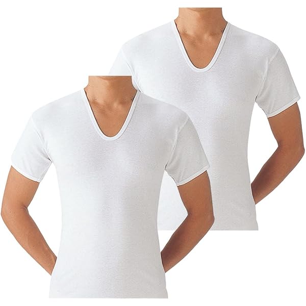 Amazon | [グンゼ] やわらか肌着 綿100% 半袖シャツ 丸首 tシャツ